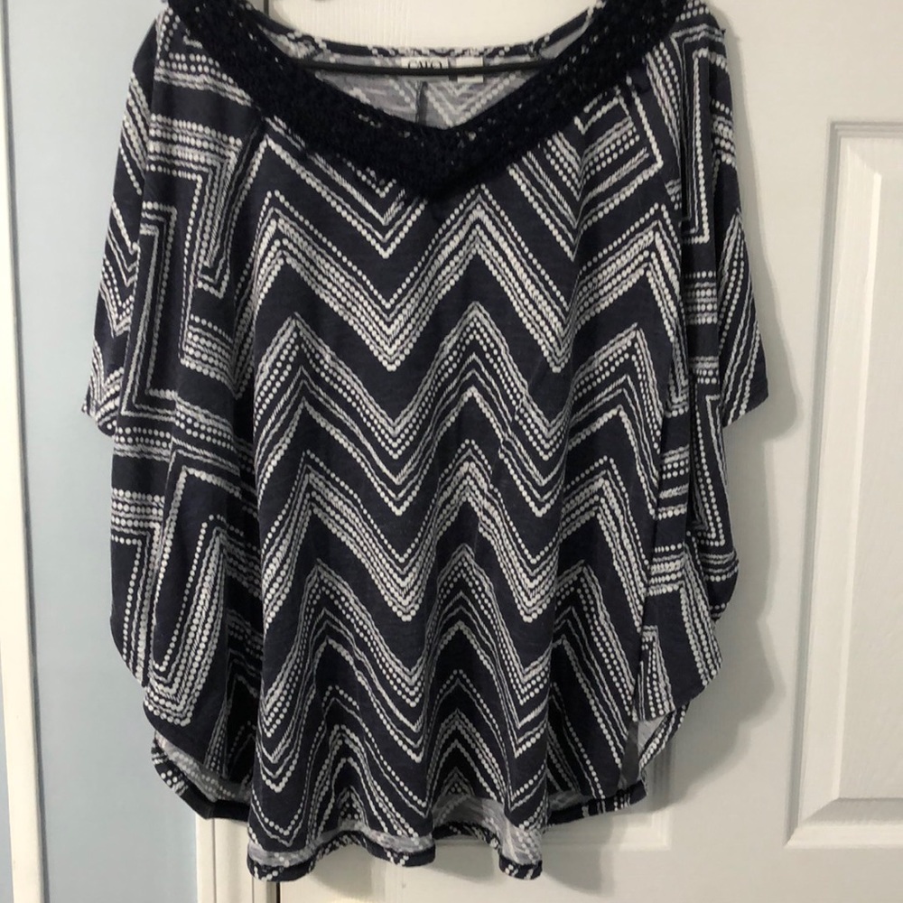 A blue and white blouse from Cato size 22/24